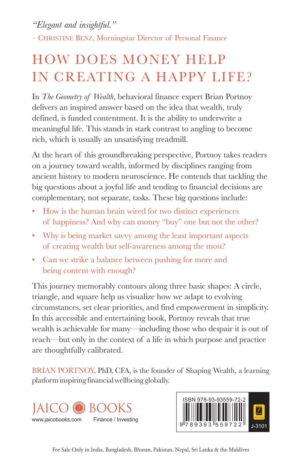 The Geometry of wealth: How to shape a life of money and meaning