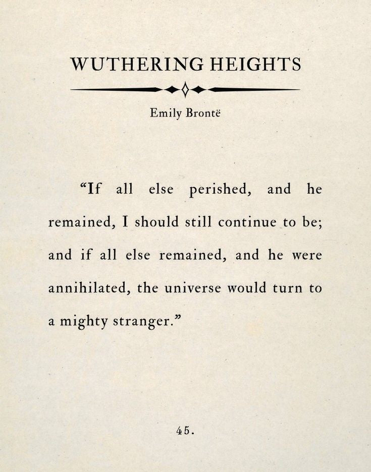 Wuthering Heights by Emily Brontë