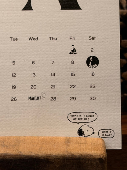 Desk Calendar 2026