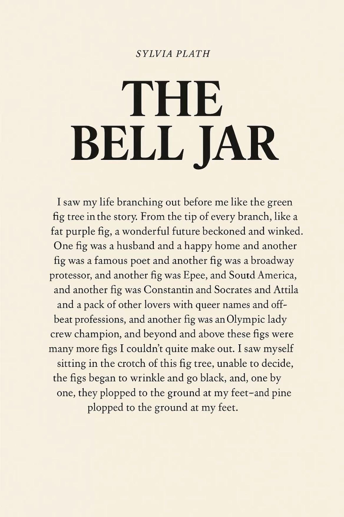 The Bell Jar by Sylvia Plath (50th Anniversary edition)