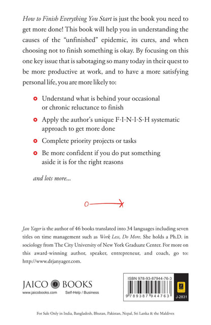 How to finish everything you start